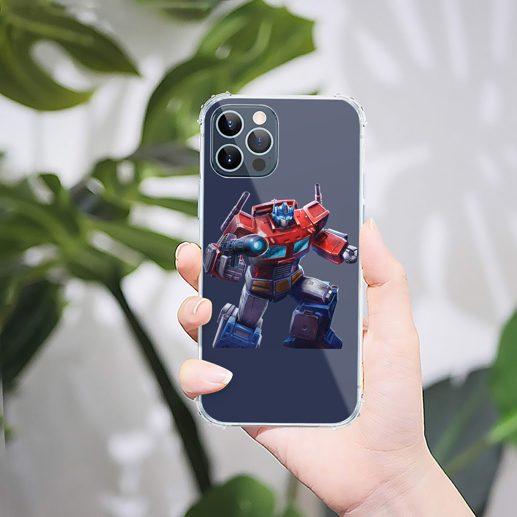 （画像用） Transformers トランスフォーマー 【iPhone 12シリーズ対応】透明スマホケース（クリアソフトケース）